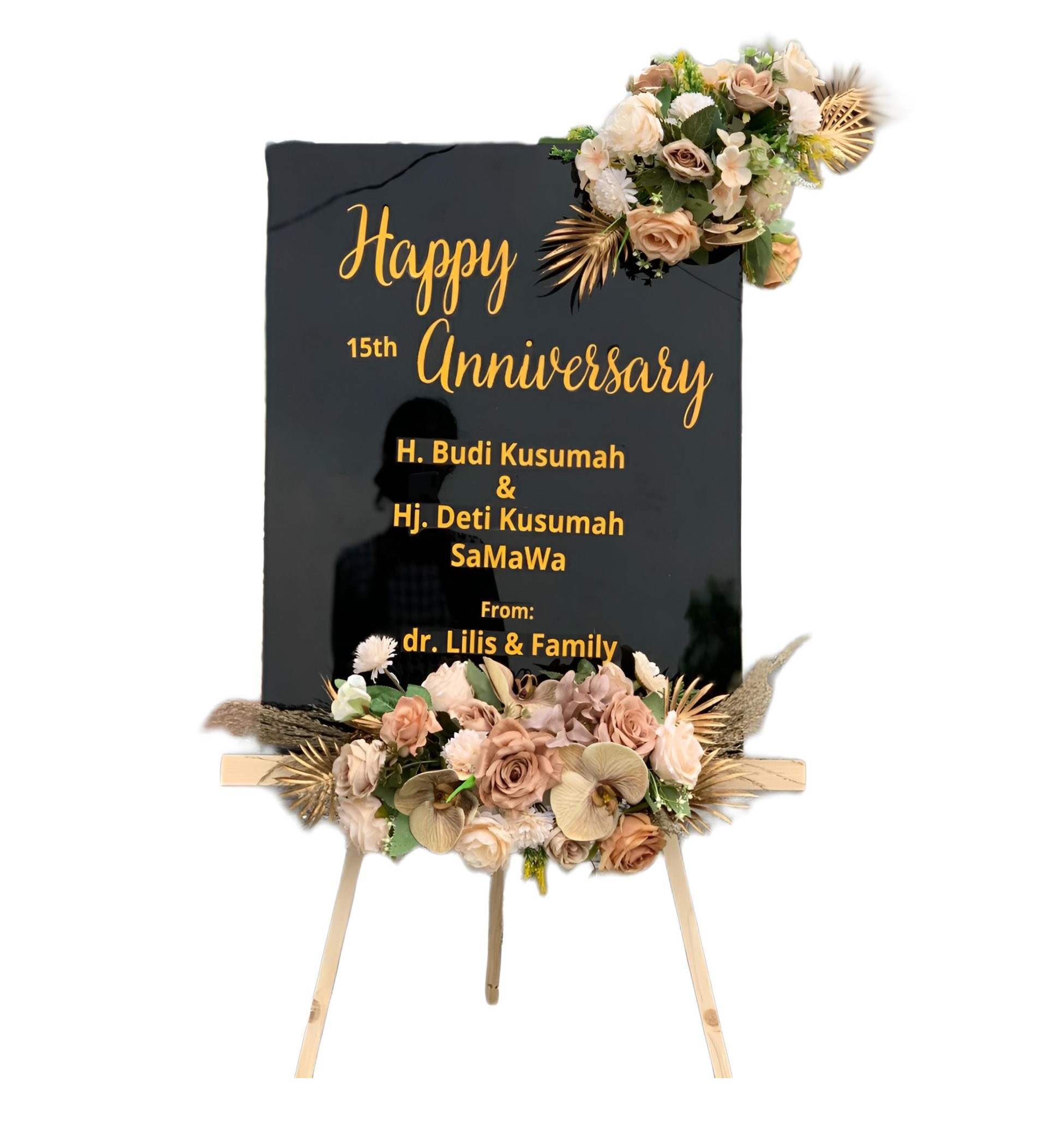 Papan Bunga Akrilik Pulau pulau Kur