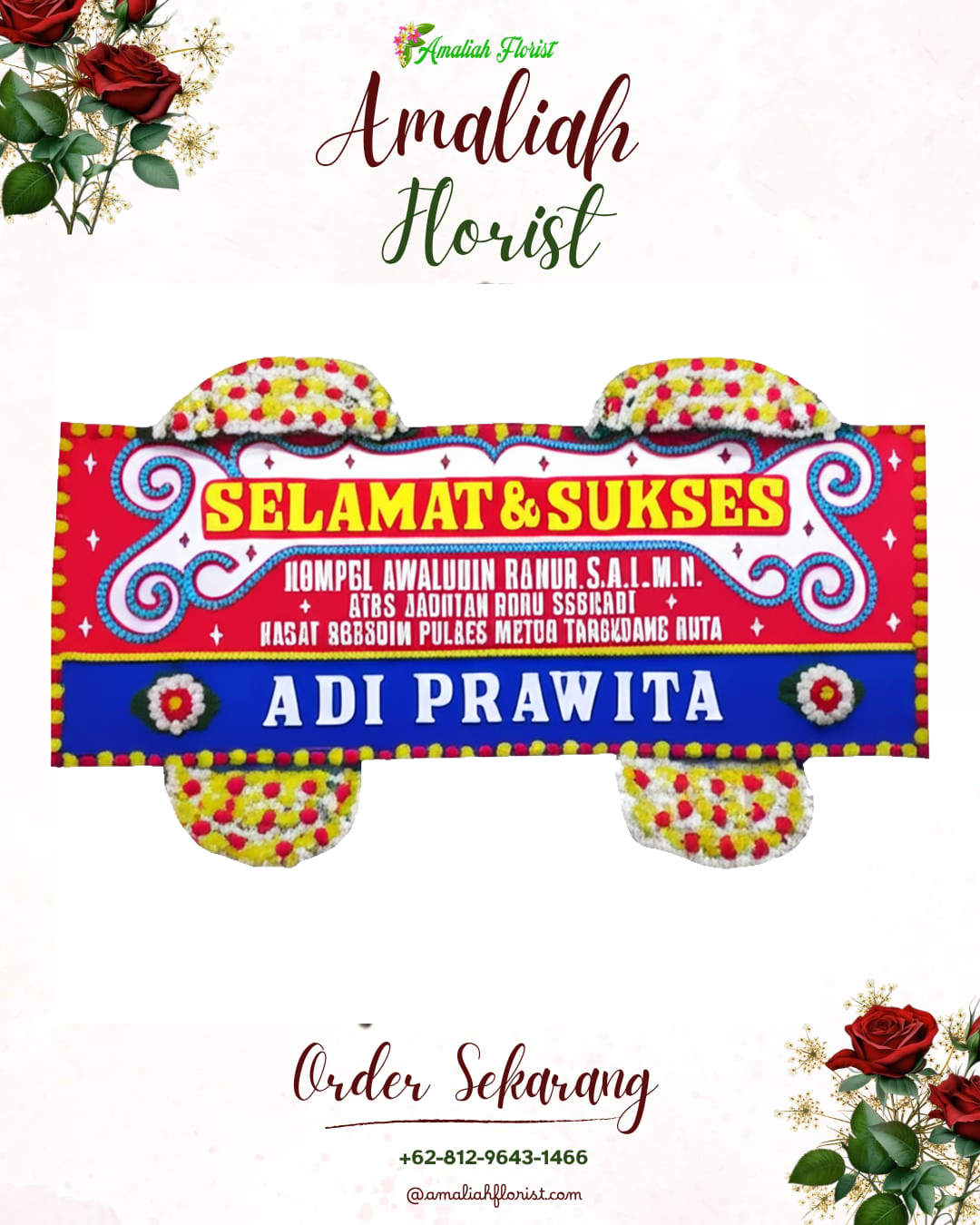 Papan Bunga Ucapan Selamat Pulau pulau Kur