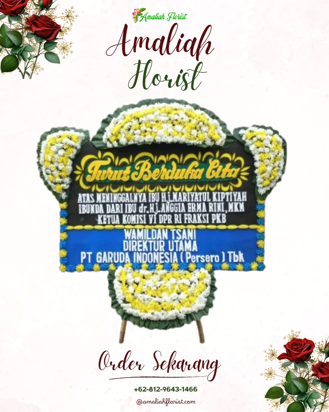 Papan Bunga Duka Pulau pulau Kur